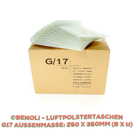 500 St 250x350 G7 Luftpolstertaschen G17 Versandtaschen Taschen BRAUN